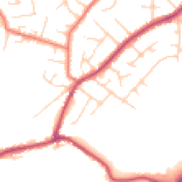 Daytime road noise heatmap for SK9 6HH