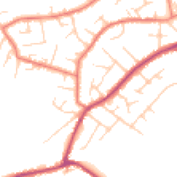 Daytime road noise heatmap for SK9 6JW