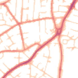 Daytime road noise heatmap for SK9 6LB