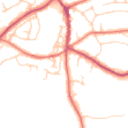 Daytime road noise heatmap for SK9 7AA