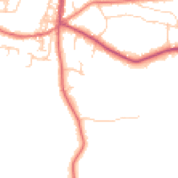 Daytime road noise heatmap for SK9 7AU