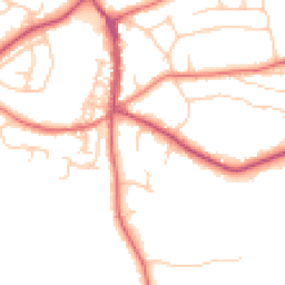 Daytime road noise heatmap for SK9 7BH