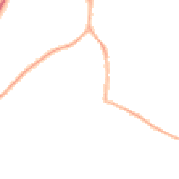 Night-time road noise heatmap for SK9 7ES