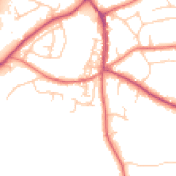 Daytime road noise heatmap for SK9 7EZ