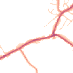 Daytime road noise heatmap for SK9 7GR
