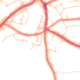 Daytime road noise heatmap for SK9 7HB