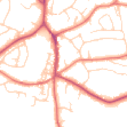 Daytime road noise heatmap for SK9 7NJ