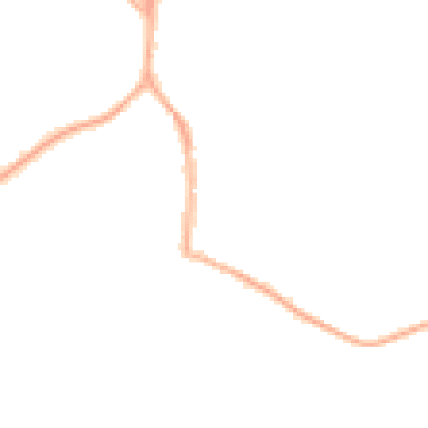 Night-time road noise heatmap for SK9 7NJ