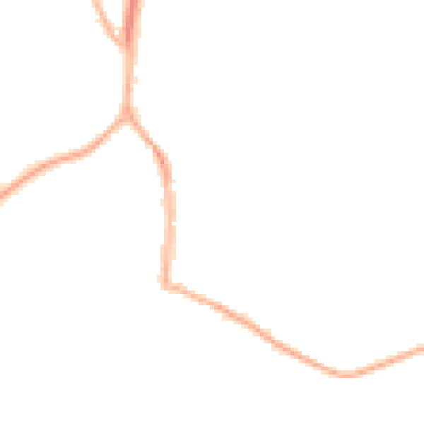 Night-time road noise heatmap for SK9 7NL