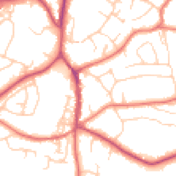 Daytime road noise heatmap for SK9 7NW