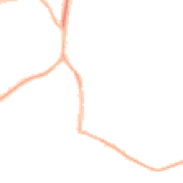 Night-time road noise heatmap for SK9 7NW