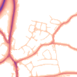 Daytime road noise heatmap for SK9 7PF