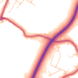 Daytime road noise heatmap for SK9 7QQ