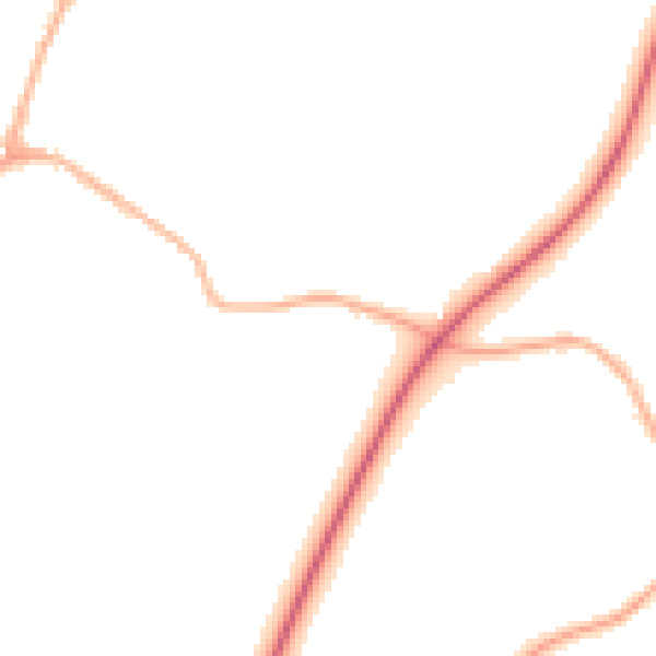 Night-time road noise heatmap for SK9 7QQ
