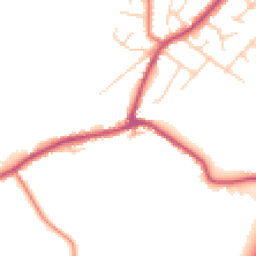 Daytime road noise heatmap for SK9 7SB