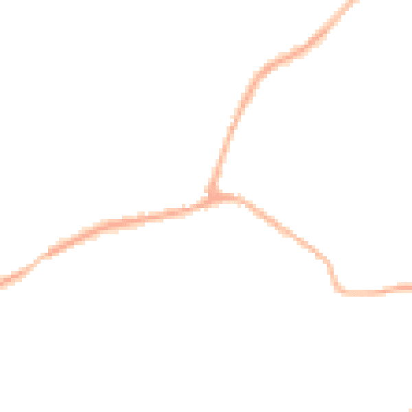 Night-time road noise heatmap for SK9 7SB