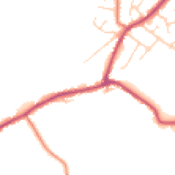 Daytime road noise heatmap for SK9 7SD