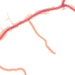 Daytime road noise heatmap for SK9 7SL