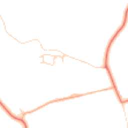 Daytime road noise heatmap for SK9 7WD