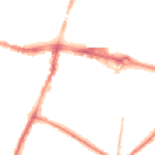 Night-time road noise heatmap for SL1 1AE