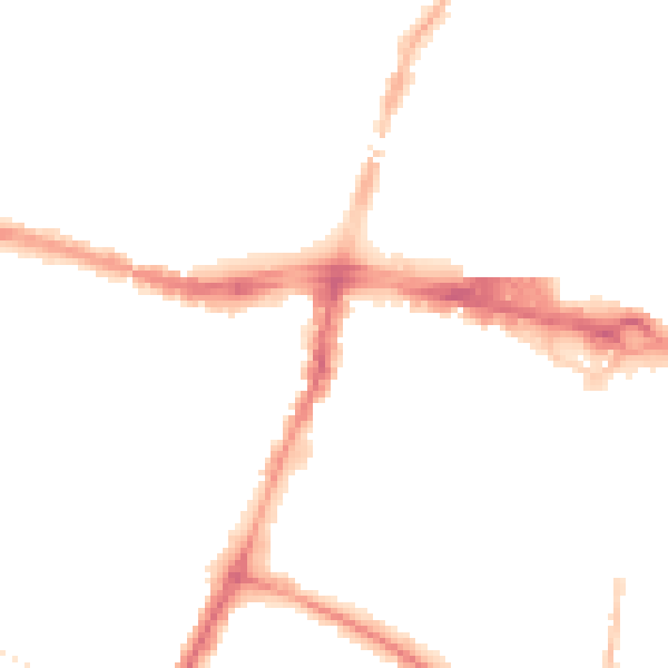 Night-time road noise heatmap for SL1 1DJ