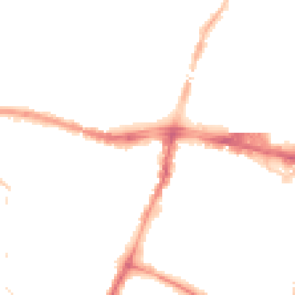 Night-time road noise heatmap for SL1 1DZ