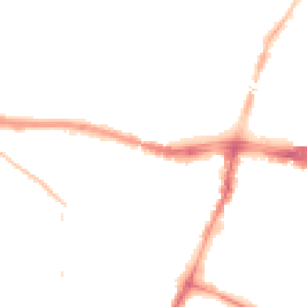 Night-time road noise heatmap for SL1 1EE