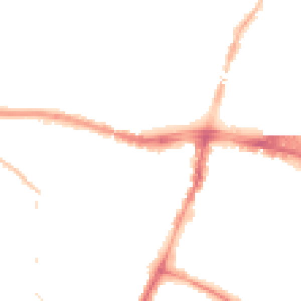 Night-time road noise heatmap for SL1 1EP