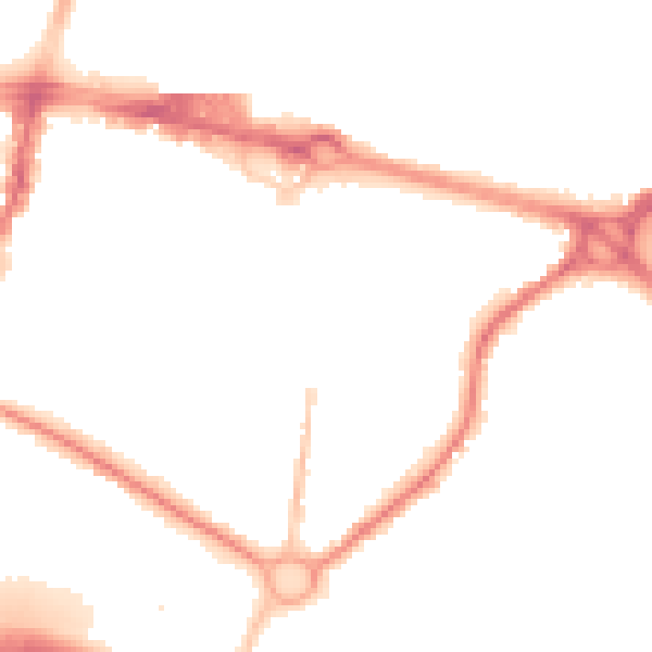 Night-time road noise heatmap for SL1 1GX