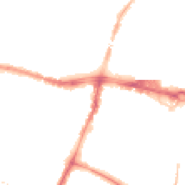 Night-time road noise heatmap for SL1 1GZ