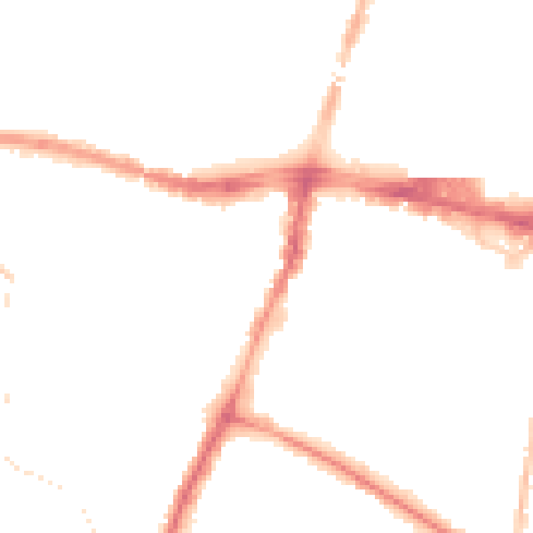 Night-time road noise heatmap for SL1 1HQ