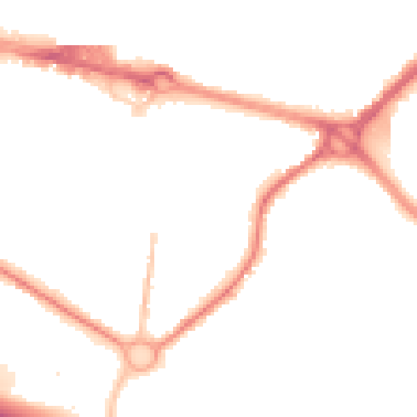 Night-time road noise heatmap for SL1 1HW
