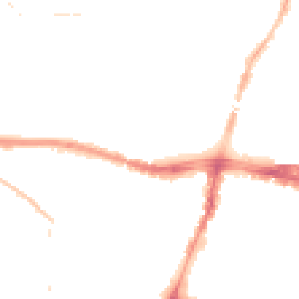 Night-time road noise heatmap for SL1 1HX