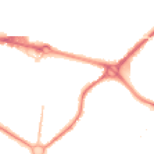 Night-time road noise heatmap for SL1 1UG