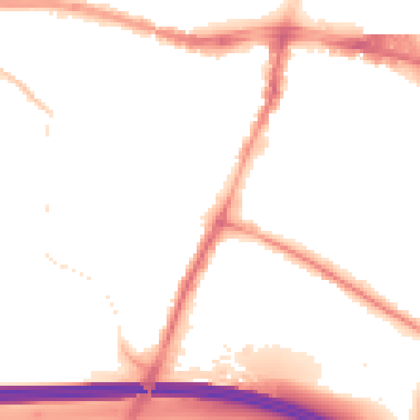 Night-time road noise heatmap for SL1 2EG