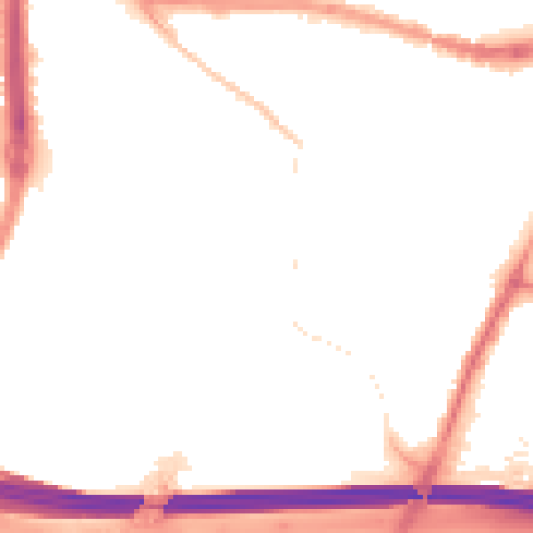 Night-time road noise heatmap for SL1 2NF