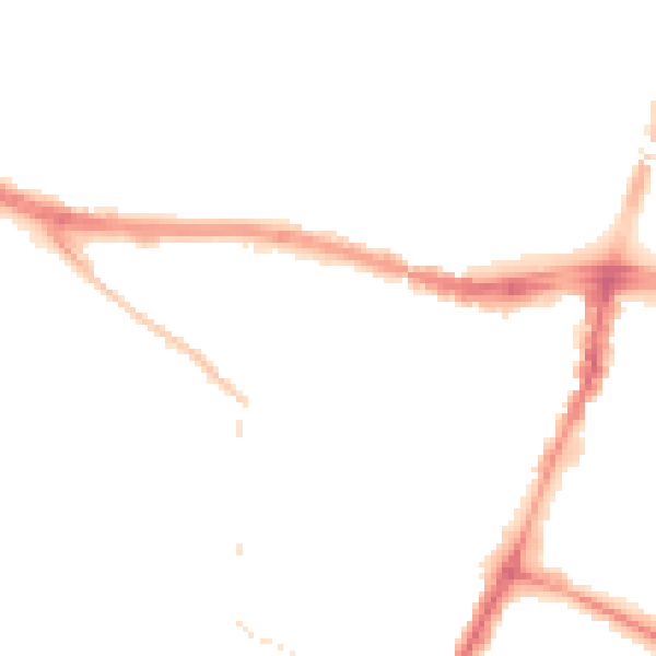 Night-time road noise heatmap for SL1 2RF