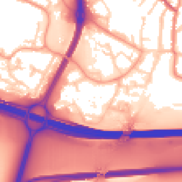 Daytime road noise heatmap for SL1 2TW