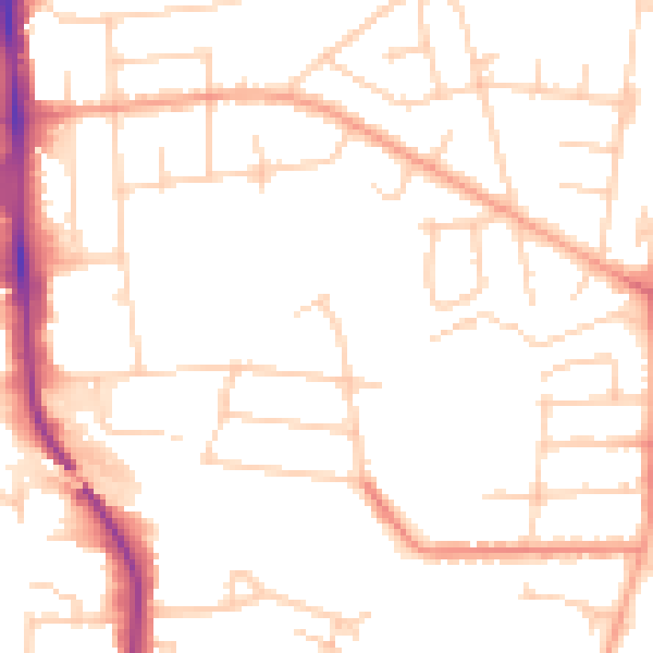 Daytime road noise heatmap for SL1 3DL
