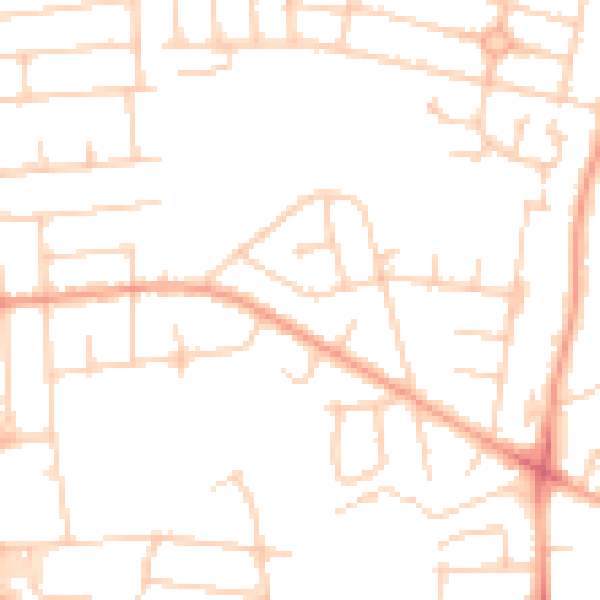 Daytime road noise heatmap for SL1 3JP