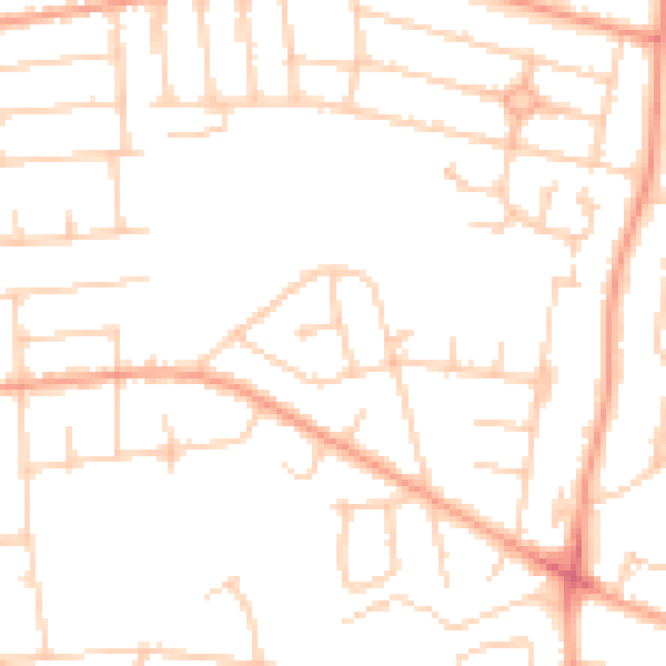 Daytime road noise heatmap for SL1 3JS