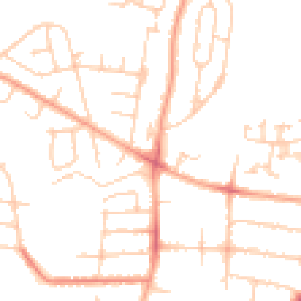 Daytime road noise heatmap for SL1 3LF