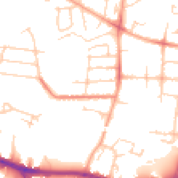 Daytime road noise heatmap for SL1 3PF