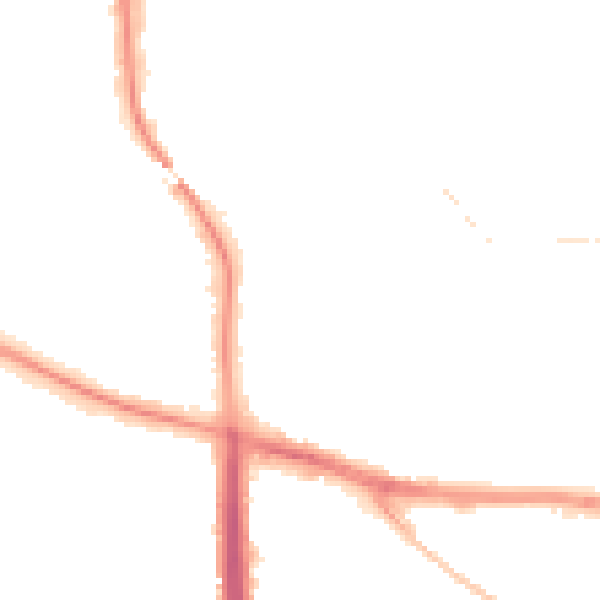 Night-time road noise heatmap for SL1 3TX