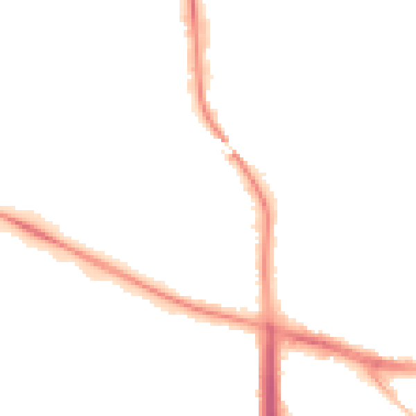 Night-time road noise heatmap for SL1 3XQ