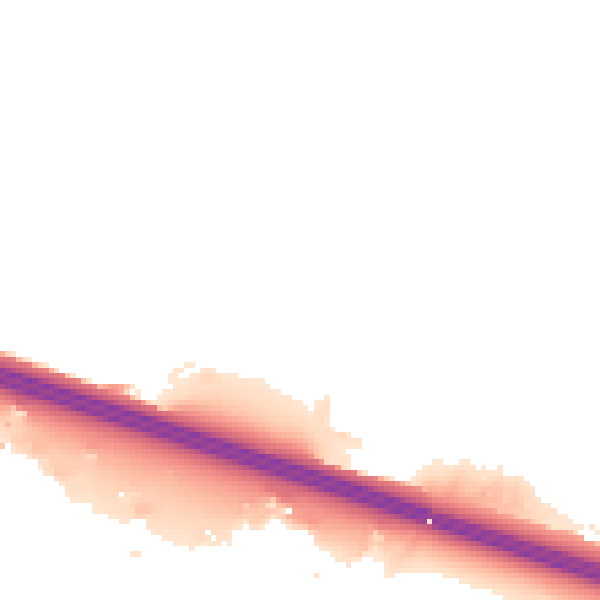 Night-time road noise heatmap for SL1 5FD