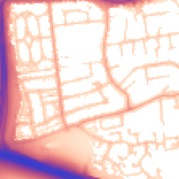 Daytime road noise heatmap for SL1 5JL