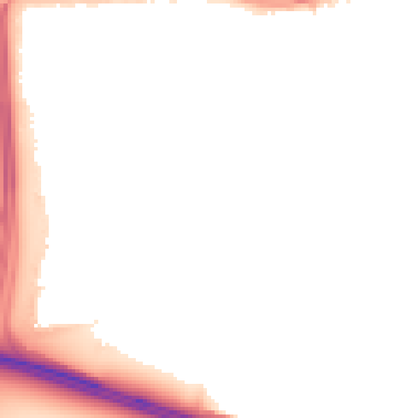 Night-time road noise heatmap for SL1 5JL