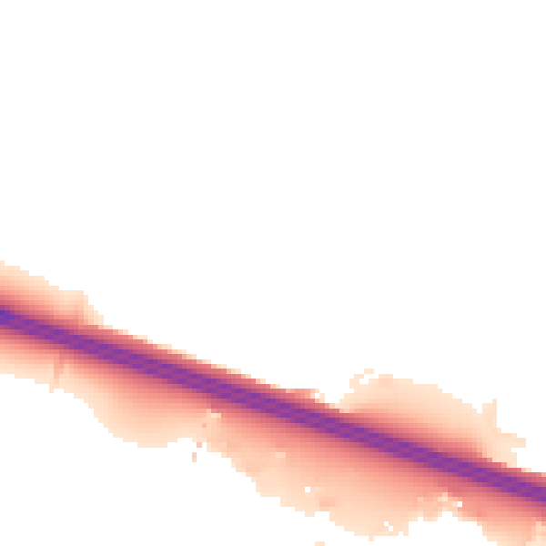 Night-time road noise heatmap for SL1 5TG