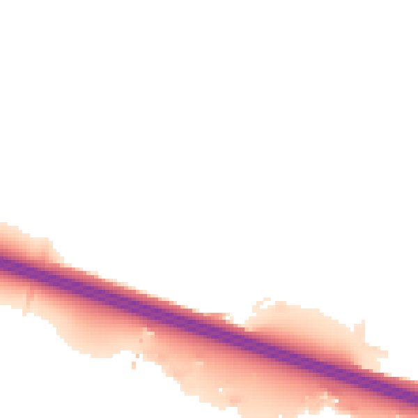 Night-time road noise heatmap for SL1 5TN